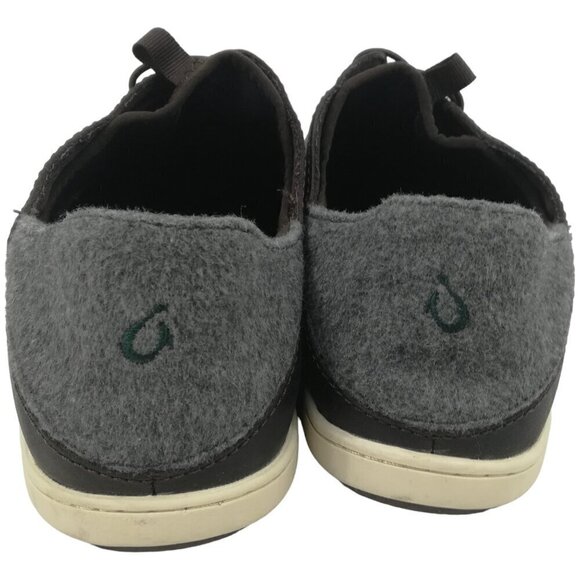 Olukai Nohea Moku Hulu Gray Mens Sneakers Size 9 Slip On Brown Barefoot Comfort main image 5